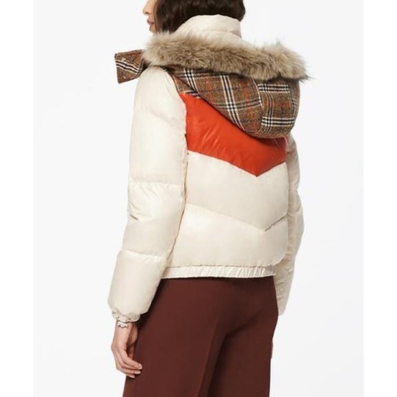 NWT Marc New York Nadir Faux Fur Hooded Puffer Coat, Sz. M - Picture 6 of 9